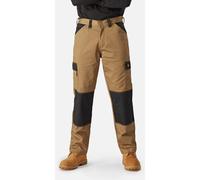 (38R, Khaki/Black) Dickies Mens Plain Work Trousers