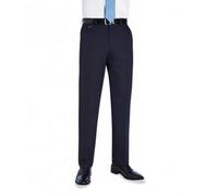 (38R, Navy) Brook Taverner Mens Trousers