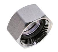 38S (M52x2) Steel Functional Nut FKM