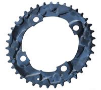38T BCD104mm Chainring for 9 Speed 10 Speed 11 Speed 12 Speed Bicycle Crankset Replacement with 4 Bolts Stainless Steel
