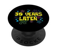 38th Birthday 38 Years Later 38 Years Old Bday PopSockets Adhesive PopGrip