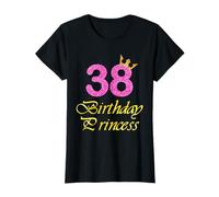 38th Birthday Gift Girl Princess Tee for 38 Years Old T-Shirt