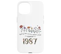 38th Birthday Making The World A Better Place Since 1987 Case for iPhone 15