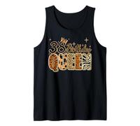38th Birthday Queen Leopard Crown, 38 Years Old Women Girls Tank Top