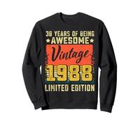 38th birthday vintage 1988 38 years old gifts decorations Sweatshirt