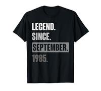 38th Birthday Vintage Retro Funny 38 Year Old September 1985 T-Shirt