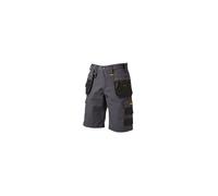 DeWalt Cheverley Ripstop Multi Pocket Work Shorts Grey 38"