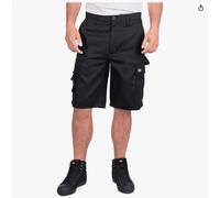 (38W) Lee Cooper LCSHO806 Mens Multi Pocket Work Safety Pants Cargo Shorts, B...