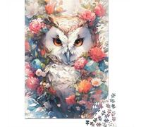 38x26cm/1000pcs, 1000 Piece Adult Jigsaw, Owl The Wise One