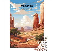 38x26cm/1000pcs 1000 Piece Jigsaw, Arches National Park, Festive Gift