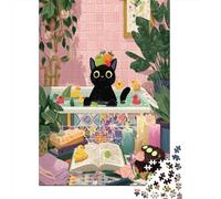 38x26cm/1000pcs 1000 Piece Jigsaw, Cat Bath Time, Winter Gift | For puzzle lovers in winter: Adult jigsaw puzzle with 1000 pieces fits relaxed evenings through December.