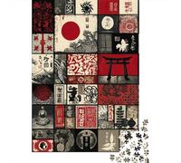 38x26cm/1000pcs 1000 Piece Jigsaw, Japanese Art Prints, Festive Gift | For relaxed weekends at home: 1000-piece jigsaw puzzle for adults; with 1000 pieces to keep the challenge engaging.