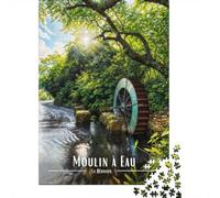 38x26cm/1000pcs 1000 Piece Jigsaw, Moulin À Eau De Saint-Paul, Festive Gift