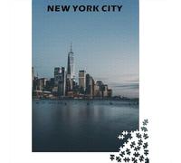 38x26cm/1000pcs 1000 Piece Jigsaw, New York City Skyline | For relaxed days after Christmas: 1000-piece jigsaw puzzle for adults offers 1000 pieces for the Christmas break.