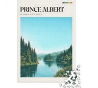 38x26cm/1000pcs 1000 Piece Jigsaw, Prince Albert Landscape, Winter Gift