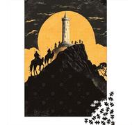 38x26cm/1000pcs 1000 Piece Jigsaw, Silhouettes at The Tower