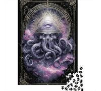 38x26cm/1000pcs, 1000 Piece Paper Puzzle, Cthulhu Mythos Art Print