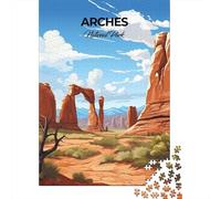 38x26cm 1000pcs Arches National Park Jigsaw Puzzle, 1000 Piece