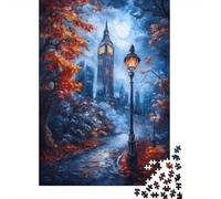 38x26cm/1000pcs, Classic Jigsaw for Adults, 1000 Pieces, London Nightfall