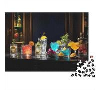 38x26cm 1000pcs Cocktails The Ultimate Guide Jigsaw Puzzle, 1000 Piece | For adult puzzle fans at Christmas, this adult jigsaw puzzle with 1000 pieces creates puzzle time on colder days.