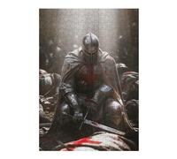 38x26cm/1000pcs Jigsaw Puzzle Crusader Chronicles Adult Jigsaw Puzzle Relaxing Games Enhance Memory Unique Birthday And Xmas Gifts 38x26cm/1000pcs