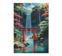 38x26cm/1000pcs Jigsaw Puzzle for Adults Beautiful Tori Gate Japan Jigsaw for Adults DIY Toys Improve Memory Unique Gifts for Birthday And Christmas 38x26cm/1000pcs
