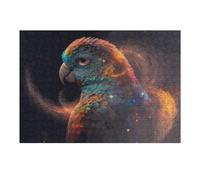 38x26cm/1000pcs Jigsaw Puzzle for Adults Colorful Parrot in Abstract Art Puzzle for Adults Fun Games Staycation Kill Time Birthday And Unique Gifts 38x26cm/1000pcs