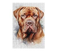 38x26cm/1000pcs Jigsaw Puzzle for Adults Dogue De Bordeaux Puzzle for Adults Family Game Difficult Challenge Parent-child Interaction 38x26cm/1000pcs