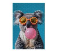 38x26cm/1000pcs Jigsaw Puzzle for Adults Koala BubbleGum Jigsaw for Adults DIY Toys Improve Memory Unique Gifts for Birthday And Christmas 38x26cm/1000pcs