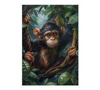 38x26cm/1000pcs Jigsaw Puzzle for Adults Monkeys Mischief Jigsaw for Adults DIY Toys Improve Memory Unique Gifts for Birthday And Christmas 38x26cm/1000pcs