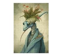 38x26cm/1000pcs Jigsaw Puzzle for Adults Praying Mantis Mythos Adult Jigsaw Puzzle Toy Wall Decor Staycation Kill Time Parent-child Interaction 38x26cm/1000pcs