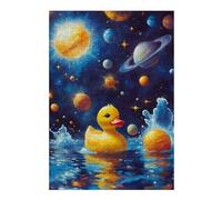 38x26cm/1000pcs Jigsaw Puzzle for Adults Space Duck Goose 3 Puzzle for Adults Family Game Difficult Challenge Parent-child Interaction 38x26cm/1000pcs
