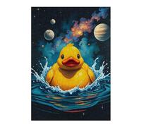 38x26cm/1000pcs Jigsaw Puzzle for Adults Space Rubber Duck Jigsaw for Adults DIY Toys Improve Memory Unique Gifts for Birthday And Christmas 38x26cm/1000pcs