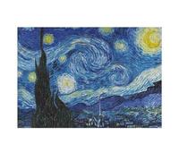 38x26cm/1000pcs Jigsaw Puzzle for Adults Starry Night by Vincent Puzzle for Adults Fun Games Staycation Kill Time Birthday And Unique Gifts 38x26cm/1000pcs