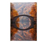 38x26cm/1000pcs Jigsaw Puzzle for Adults Stone Arch Bridge Reflection Jigsaw for Adults DIY Toys Improve Memory Unique Gifts for Birthday And Christmas 38x26cm/1000pcs