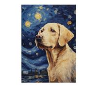 38x26cm/1000pcs Jigsaw Puzzle for Adults Yellow Labrador Jigsaw for Adults DIY Toys Improve Memory Unique Gifts for Birthday And Christmas 38x26cm/1000pcs