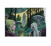 38x26cm/1000pcs Jigsaw Puzzle for Teenagerss Alien Forest Encounter Jigsaws for Adults Fun Games Birthday Present Unique Birthday And Xmas Gifts 38x26cm/1000pcs