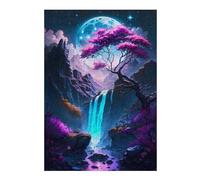 38x26cm/1000pcs Jigsaw Puzzle for Teenagerss Cherry Blossoms Oasis Jigsaw Puzzle Toy Wall Decor Analysis And Logic Fun at Home Activities, 38x26cm/1000pcs