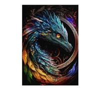 38x26cm/1000pcs Jigsaw Puzzle for Teenagerss Dragon's Whispers A Mystical Artwork Puzzles for Adults Family Game Home Decoration Fun Activities at Home 38x26cm/1000pcs