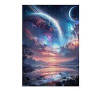 38x26cm/1000pcs Jigsaw Puzzle for Teenagerss Galactic Reflections Celestial Landscape -1 Jigsaw for Adults Family Games A Work of Art Challenging Game Gifts 38x26cm/1000pcs