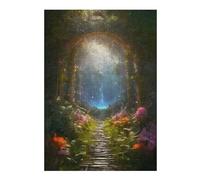 38x26cm/1000pcs Jigsaw Puzzle for Teenagerss The Hidden Waterfall Adult Puzzles Brain Teaser Game Precision Cutting Challenging Game Gifts 38x26cm/1000pcs