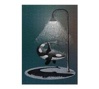 38x26cm/1000pcs Jigsaw Puzzles An Ocean Is Coming Puzzle for Adults Relaxing Games Precision Cutting Unique Birthday And Xmas Gifts 38x26cm/1000pcs