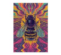 38x26cm/1000pcs Jigsaw Puzzles Bumblebee Puzzle for Adults Relaxing Games Precision Cutting Unique Birthday And Xmas Gifts 38x26cm/1000pcs
