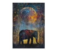 38x26cm/1000pcs Jigsaw Puzzles- Celestial Elephant Jigsaws for Adults Family Games Improve Memory Deal As Gifts for The Whole Family 38x26cm/1000pcs
