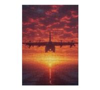38x26cm/1000pcs Jigsaw Puzzles for Adults Airplane at Sky Background Jigsaw for Adults Family Games Presents for Women Parent-child Interaction 38x26cm/1000pcs