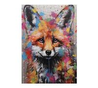38x26cm/1000pcs Jigsaw Puzzles for Adults Banksy Fox Graffiti Art Adult Jigsaw Puzzle Hands-on Game Enhance Memory Birthday And Unique Gifts 38x26cm/1000pcs