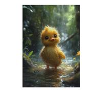 38x26cm/1000pcs Jigsaw Puzzles for Adults Cartoon Duckling Adult Puzzles Brain Teaser Game Precision Cutting Difficult And Challenge 38x26cm/1000pcs