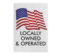 38x26cm/1000pcs Jigsaw Puzzles for Adults Jigsaw LOCAL OPERATOR USA Puzzles for Adults Brain Teaser Game Wall Art Christmas Birthday Gifts 38x26cm/1000pcs