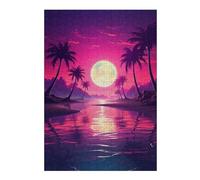 38x26cm/1000pcs Jigsaw Puzzles for Adults Jigsaw Luminous Tropics Unveiled Puzzles for Adults DIY Toys Improve Memory Christmas Birthday Gifts 38x26cm/1000pcs