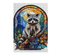 38x26cm/1000pcs Jigsaw Puzzles for Adults Jigsaw Raccoon Beatiful Scenic Adult Jigsaw Toy Wall Decor Analysis And Logic Fun Activities at Home 38x26cm/1000pcs